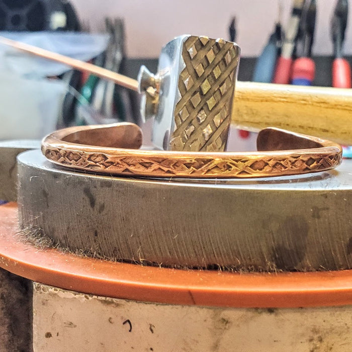 Handmade 4 Gauge Copper BIGGA Bangle by Alexa Martha