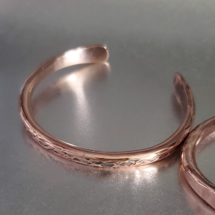 Handmade 4 Gauge Copper BIGGA Bangle by Alexa Martha