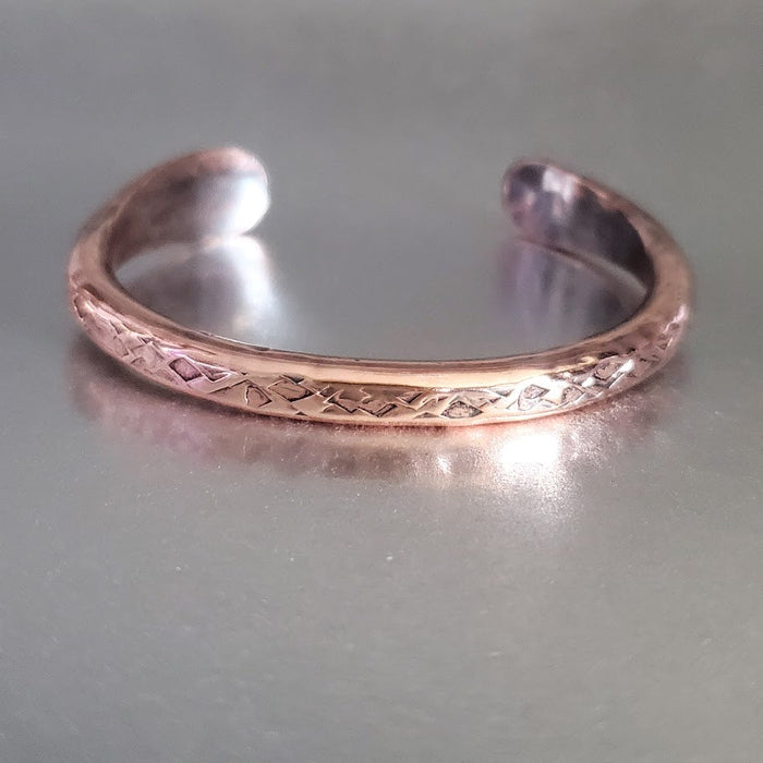 Handmade 4 Gauge Copper BIGGA Bangle by Alexa Martha