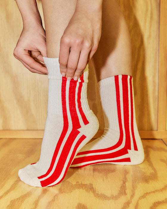 The Vertical Stripe Sock