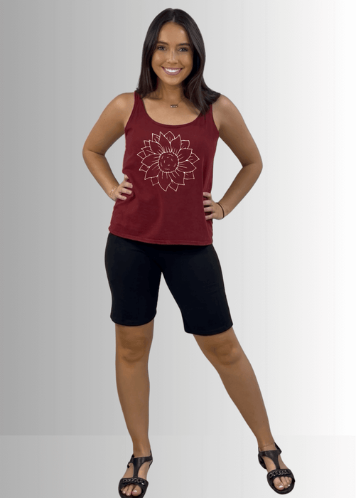 A Simple Flower Premium USA Made Cotton Tank Top
