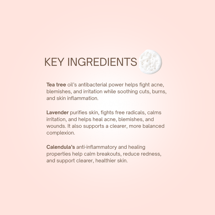 Acne Organic Face Cleanser | sulfate-free