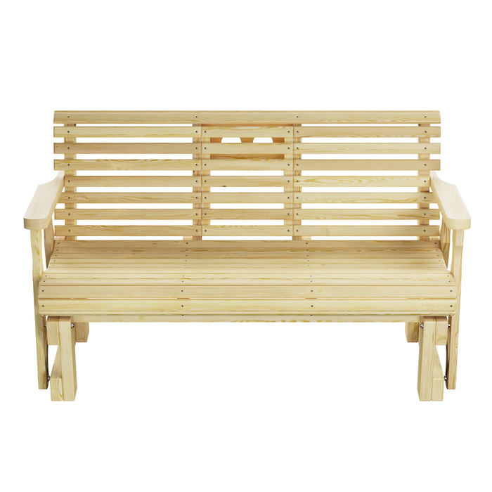 Amish Casual Heavy Duty Rollback Console Glider