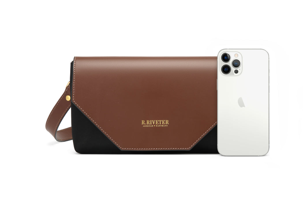 Patton | Black Nylon + Brown Leather