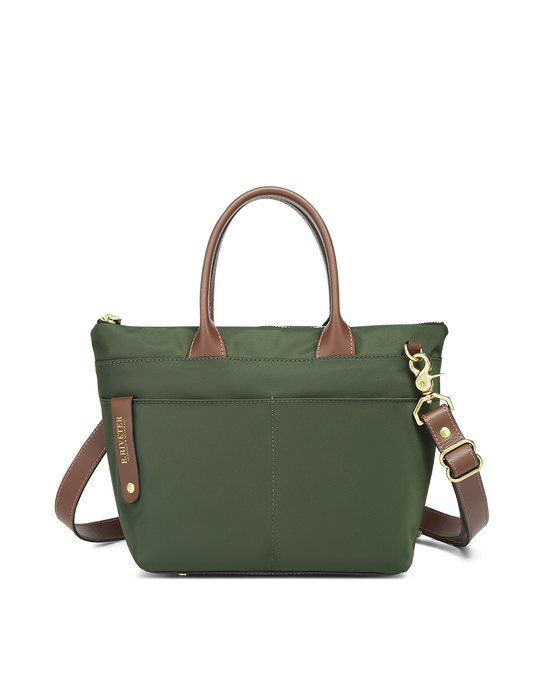 Dot | Fatigue Nylon + Brown Leather