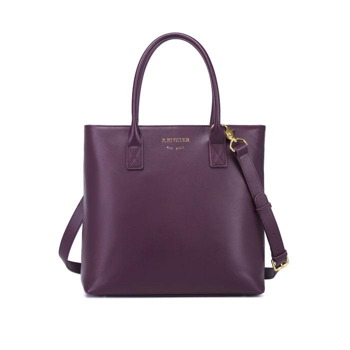 Eleanor | Plum Leather