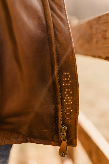 Schott x Ball and Buck Perfecto Leather Jacket