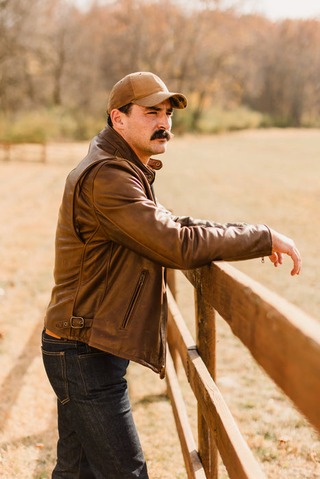 Schott x Ball and Buck Perfecto Leather Jacket