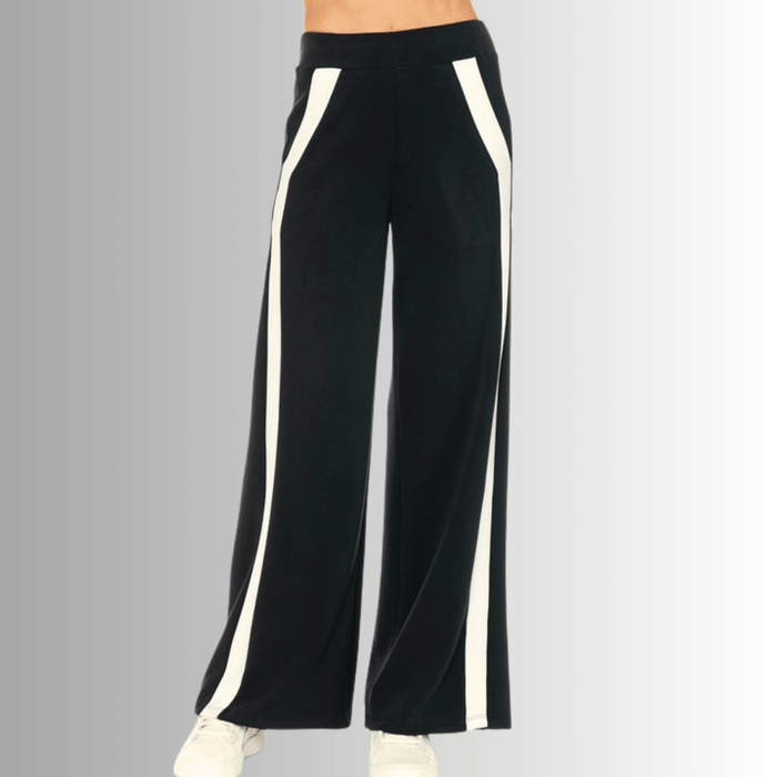 Steph Premium Black and White Track Suit