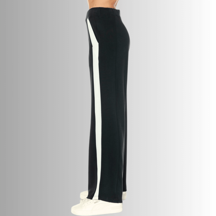 Steph Premium Black and White Track Suit