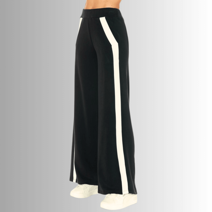 Steph Premium Black and White Track Suit