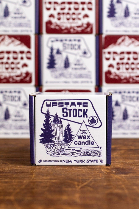 Massapequa Rinsed Linen Coconut Wax Candle - Clear