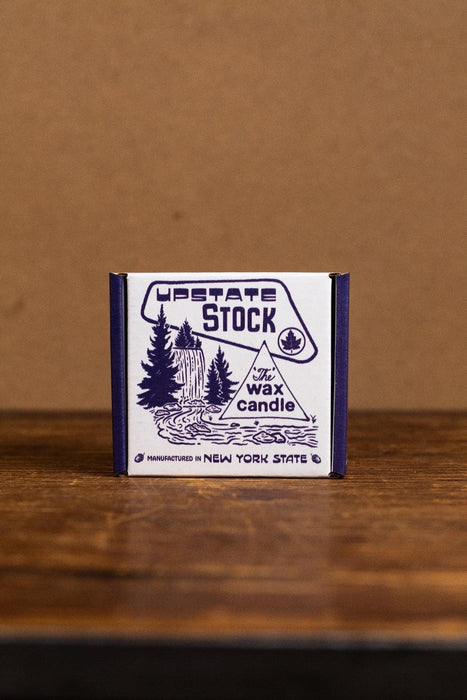 Massapequa Rinsed Linen Coconut Wax Candle - Clear