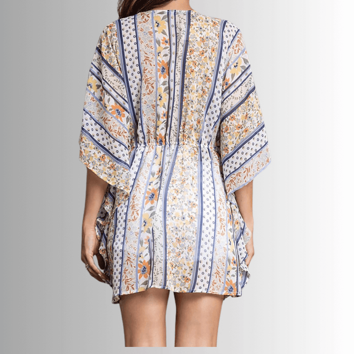 Chelsea Boho Colorful Sheer Kimono Cardigan
