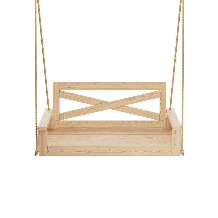 Porchgate Amish Heavy Duty 700 Lb 5-Foot Boardwalk Porch Swing - Unfinished