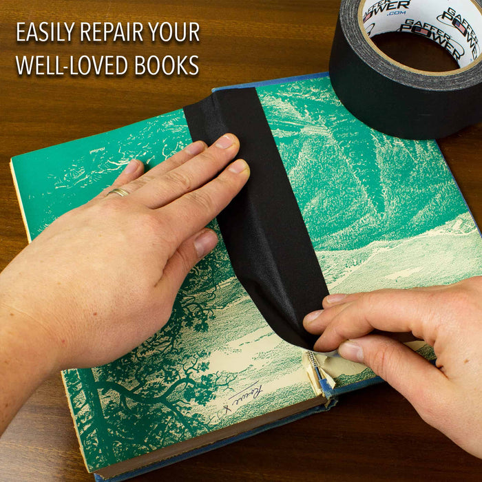 Book Binding Tape Black 2 in X 15 Yds