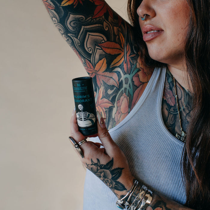Pilgrim's Blue Cyprus and Coconut Deodorant