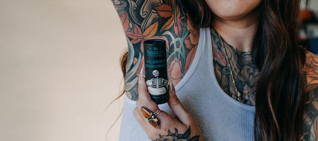 Pilgrim's Blue Cyprus and Coconut Deodorant
