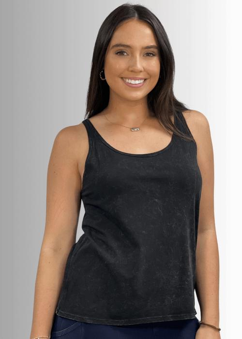 Twenty Four Seven Cotton Tank in Burnt Red Clay