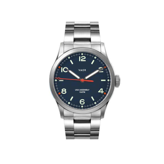 C3 Design Navy 36mm USA Solar Watch