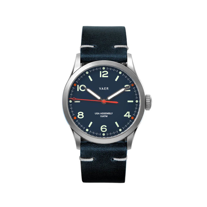 C3 Design Navy 36mm USA Solar Watch