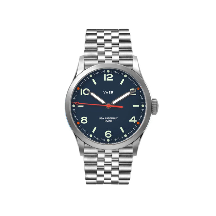 C3 Design Navy 36mm USA Solar Watch