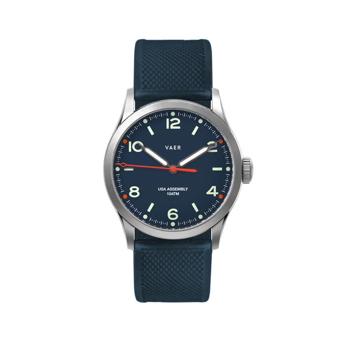 C3 Design Navy 36mm USA Solar Watch