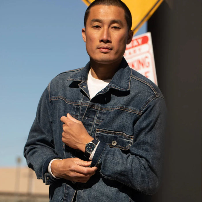 C3 Design Navy 36mm USA Solar Watch