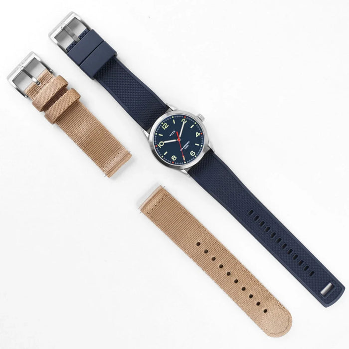 C3 Design Navy 36mm USA Solar Watch