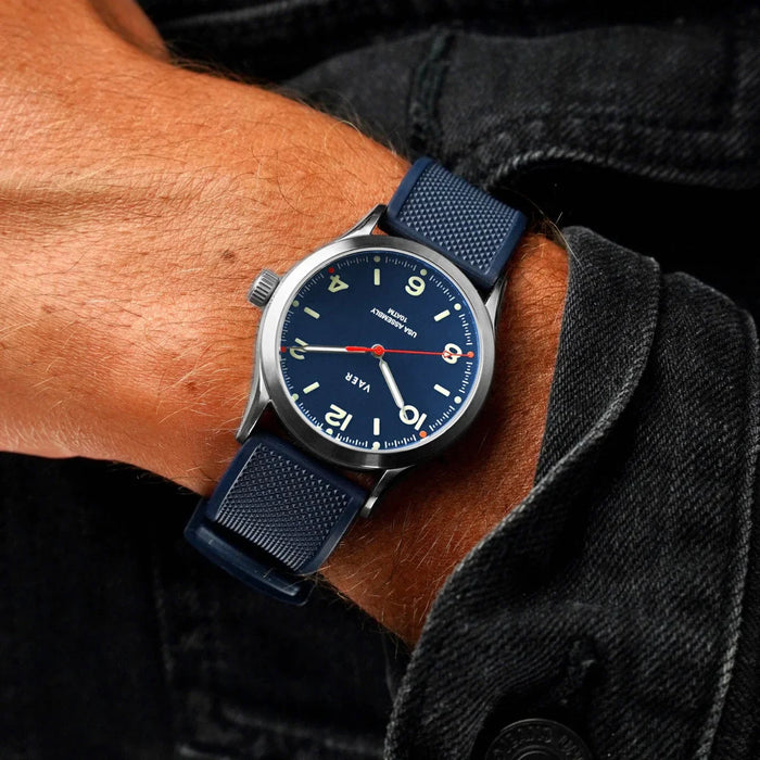 C3 Design Navy 36mm USA Solar Watch