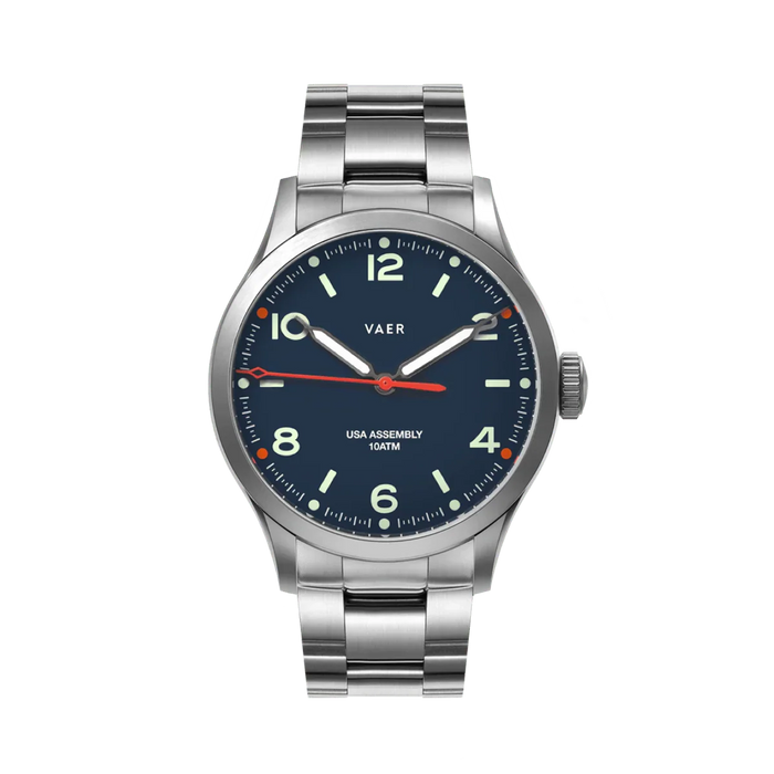 C5 Design Navy 40mm USA Solar Watch