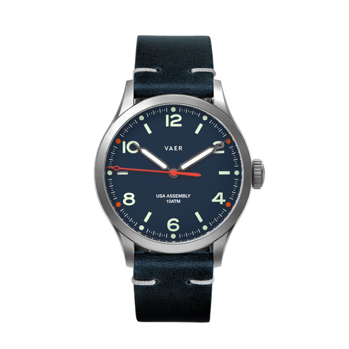 C5 Design Navy 40mm USA Solar Watch
