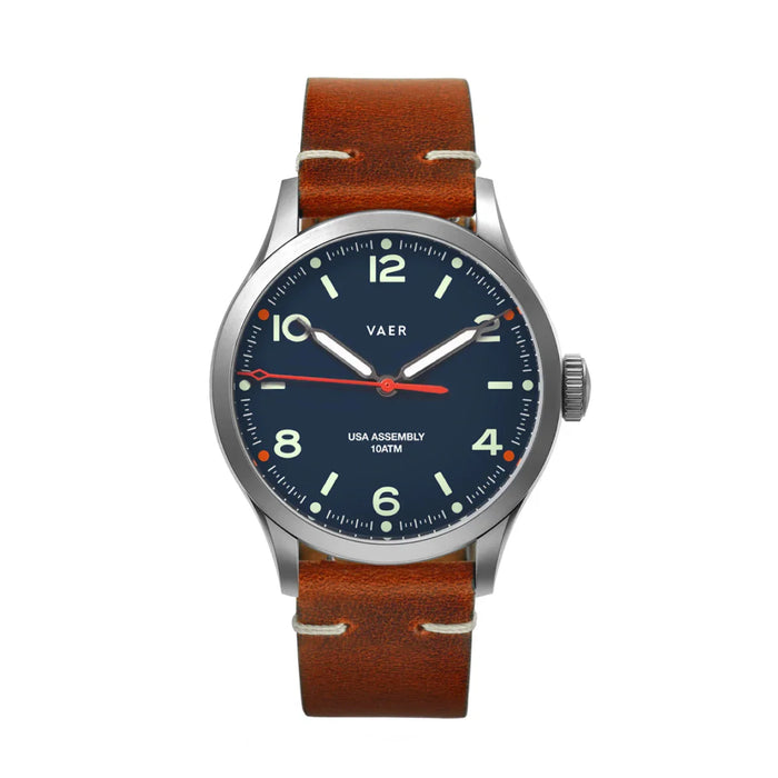 C5 Design Navy 40mm USA Solar Watch