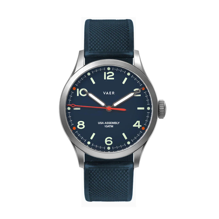 C5 Design Navy 40mm USA Solar Watch
