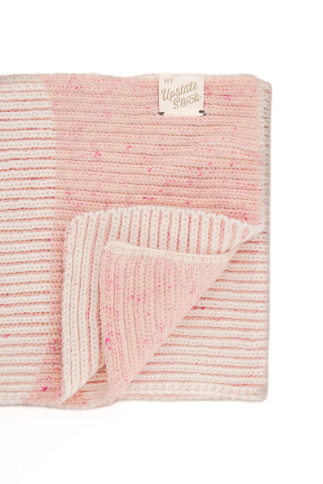 Cherry Blossom Tweed Ragg Wool Scarf