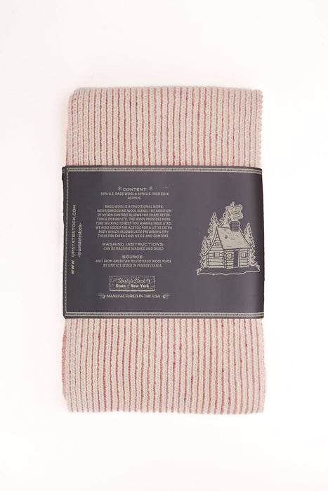 Cherry Blossom Tweed Ragg Wool Scarf