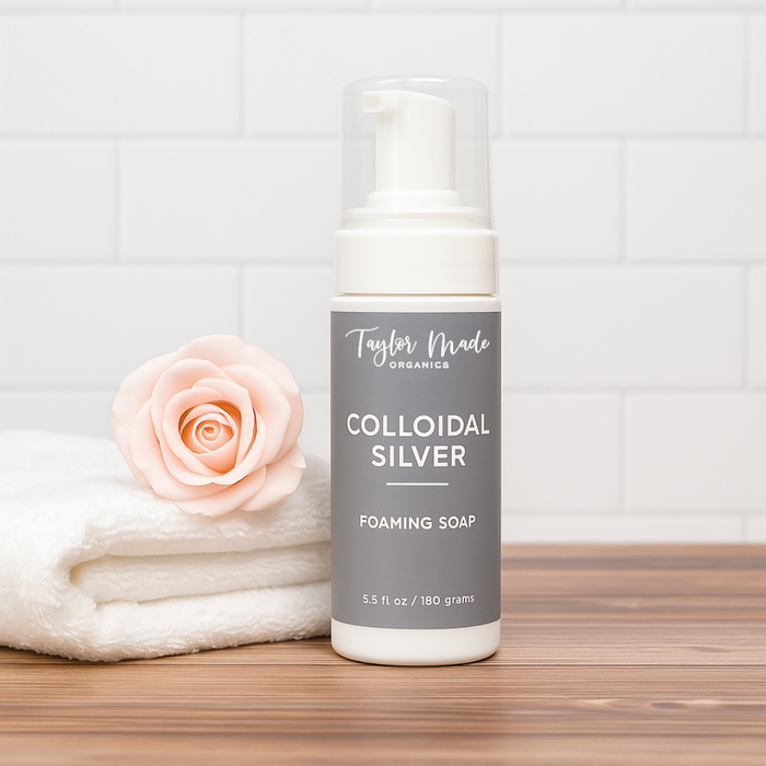 Colloidal Silver Organic Foaming Soap | sulfate-free