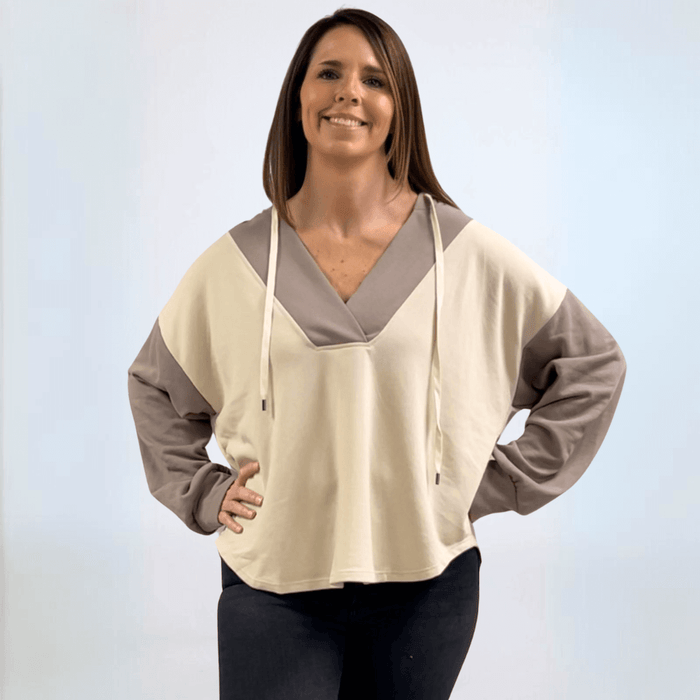 Color Block Hoodie Made in USA