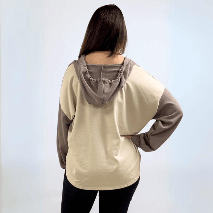 Color Block Hoodie Made in USA