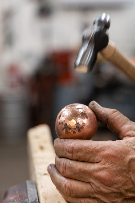 Hand Forged "XO" Copper & Stainless Coffee Scoop