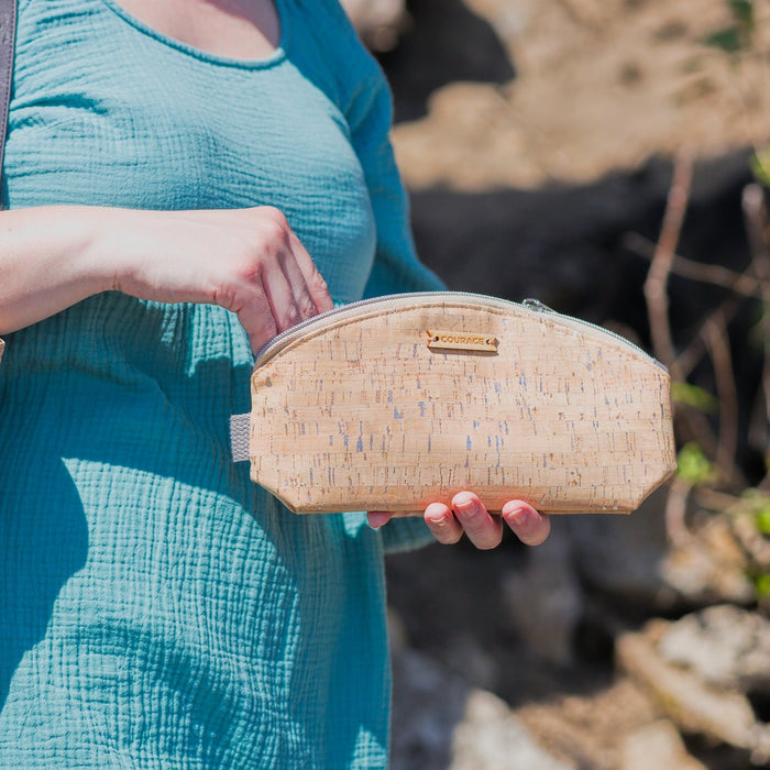 RULE BREAKER zippered pouch | SILVER