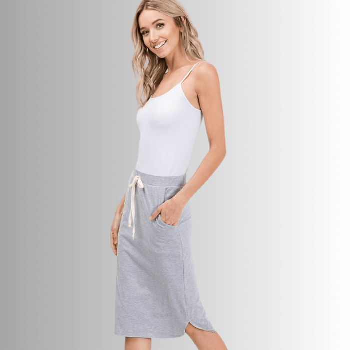 Casual Cotton Skirt Made in USA