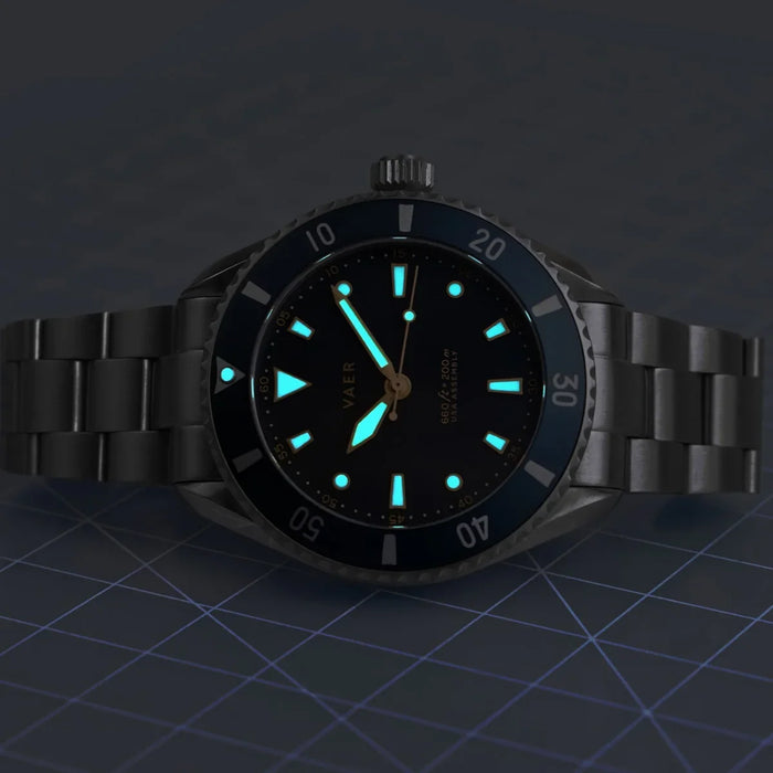 D5 Meridian Navy USA Auto 39mm Watch