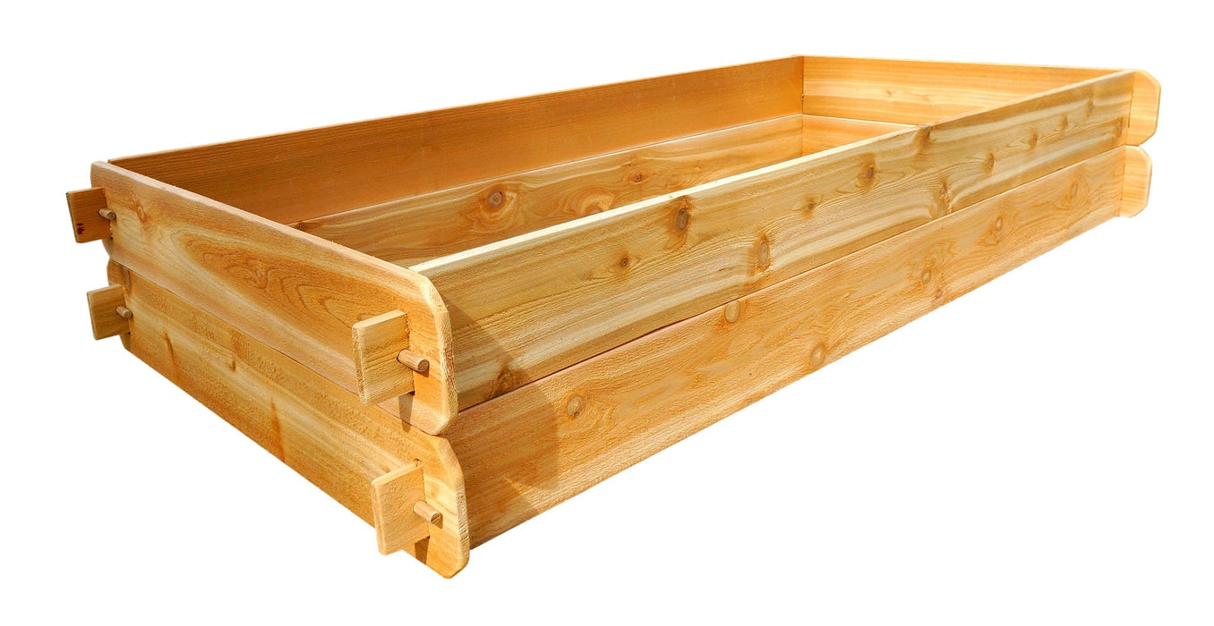 Timberlane Gardens Raised Garden Bed Kit Set (Two 3x6) Western Red Cedar