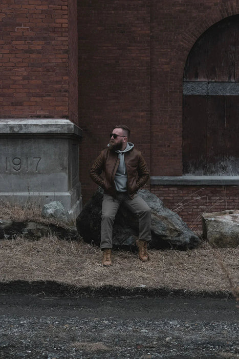 Schott x Ball and Buck Perfecto Leather Jacket