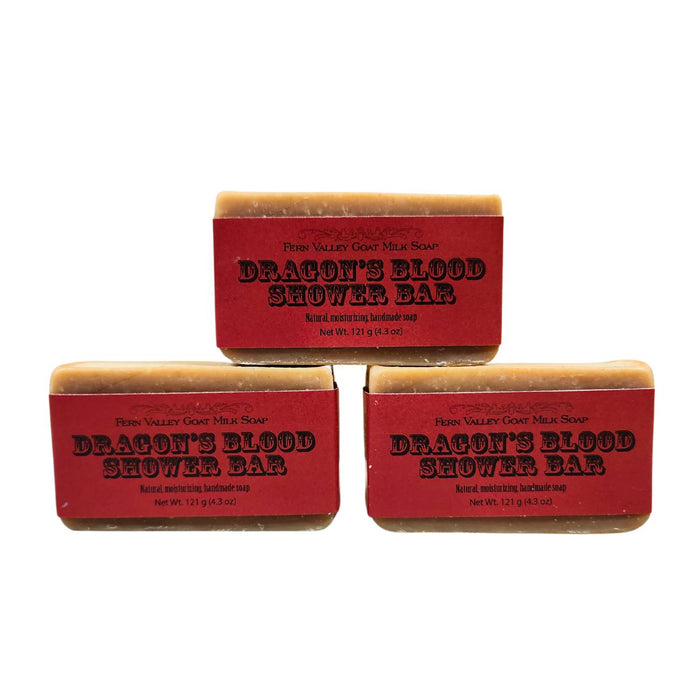 Handmade Goat Milk Soap | Shower Bar | Dragon's Blood