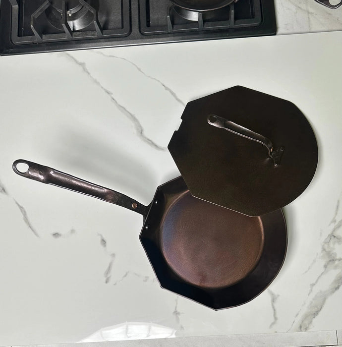 8" Hand Forged Hybrid Carbon Steel Skillet