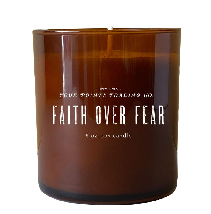 Faith Over Fear 8oz Soy Candle