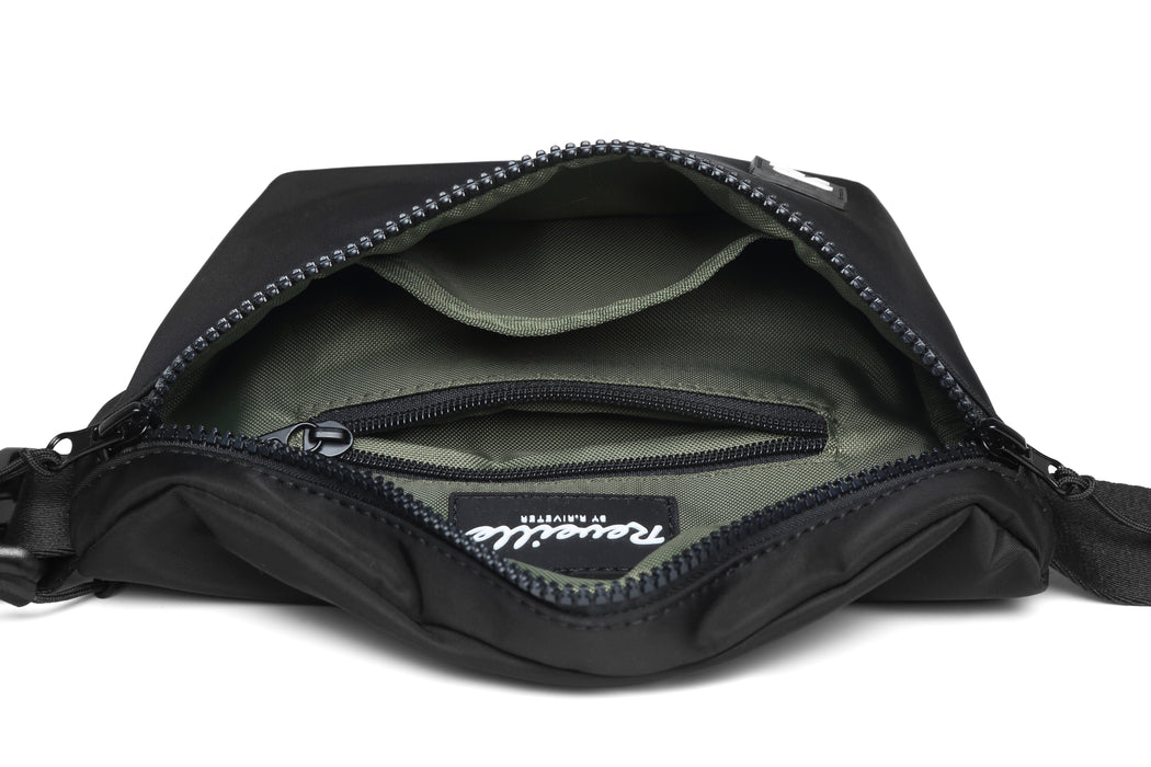 Trudy Belt Bag |  Black Nylon