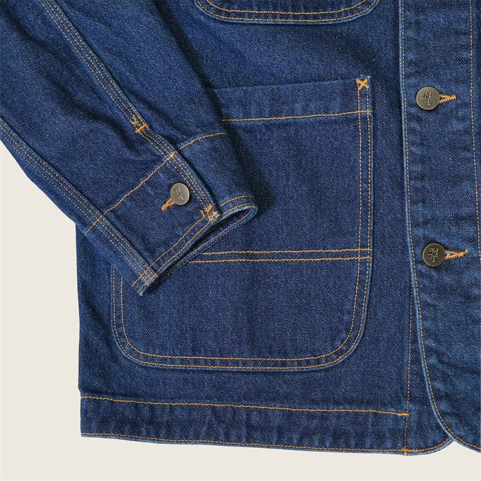 Denim Field Coat - Dark Wash